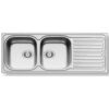 Chậu rửa bát inox BOSCH AMALTIA (116X50) 2B 1D (LANH) 2 chau rua bosch amaltia 2b lanh