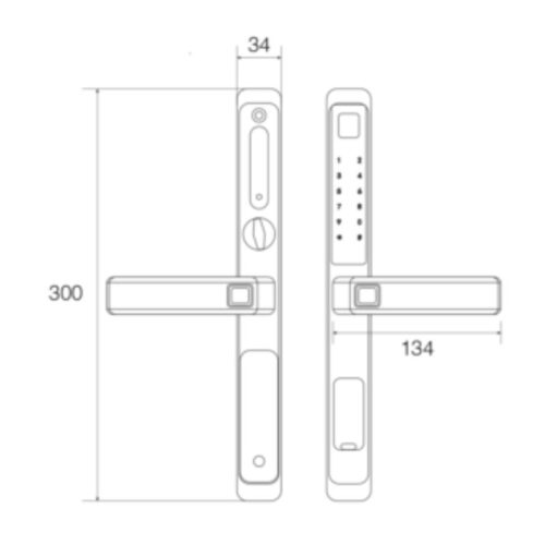 kich thuoc khoa thong minh faster fs6900app grey