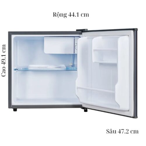 kich thuoc tu lanh 1 canh mini 50 lit funiki fr 51cd